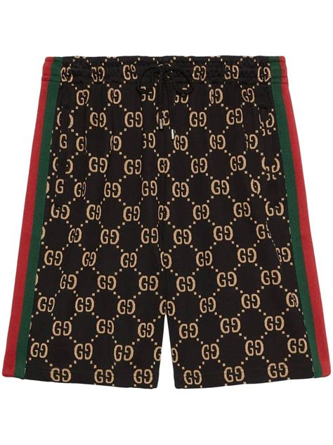 short gucci noir|gucci jeans shorts.